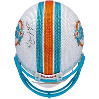 Dan Marino Miami Dolphins Autographed Riddell 1980 Throwback VSR4 Authentic Helmet - Art by Rock On Sports