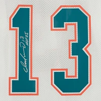 Dan Marino Miami Dolphins Autographed White Mitchell & Ness Authentic Jersey with "HOF 05" Inscription