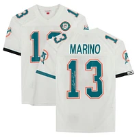 Dan Marino Miami Dolphins Autographed White Mitchell & Ness Authentic Jersey with "HOF 05" Inscription