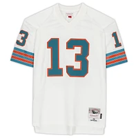 Dan Marino Miami Dolphins Autographed White Replica Mitchell & Ness Jersey with "HOF 05" Inscription