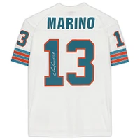 Dan Marino Miami Dolphins Autographed White Replica Mitchell & Ness Jersey
