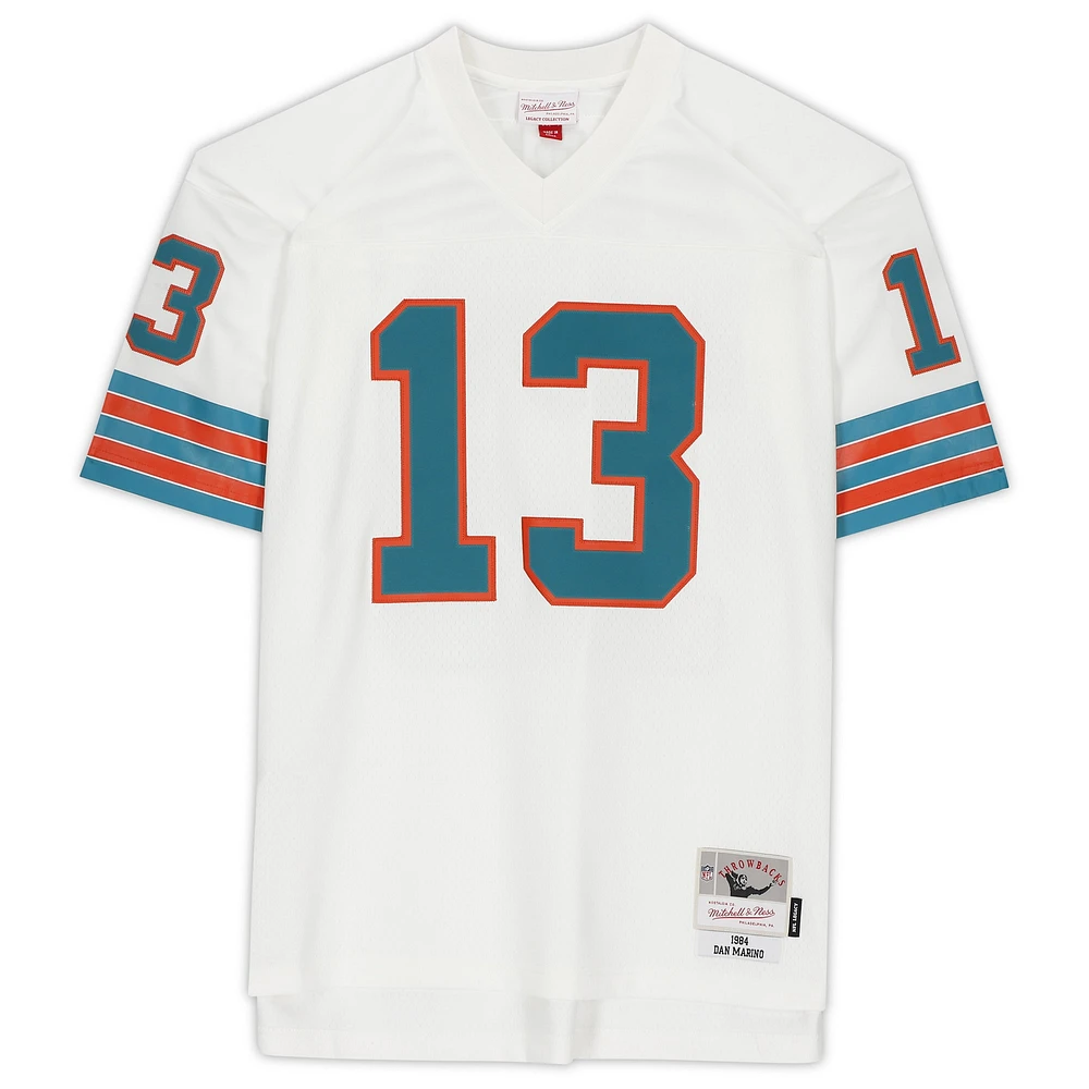 Dan Marino Miami Dolphins Autographed White Replica Mitchell & Ness Jersey