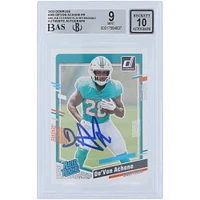 De'Von Achane Miami Dolphins Autographed 2023 Panini Donruss #365 Beckett Fanatics Witnessed Authenticated /10 Rookie Card
