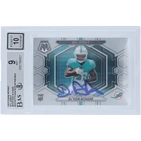 De'Von Achane Miami Dolphins Autographed 2023 Panini Mosaic NFL Debut #ND-8 Beckett Fanatics Witnessed Authenticated 9/10 Rookie Card