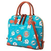 Dooney & Bourke Miami Dolphins Game Day Zip Zip Satchel