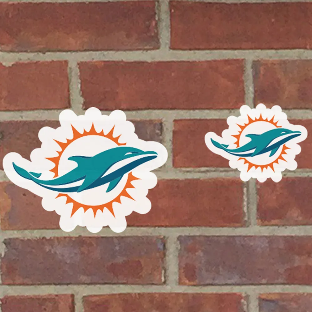 Lids Miami Dolphins Fathead 5-Piece Mini Alumigraphic Outdoor Decal Set