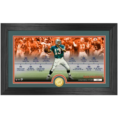 Highland Mint Dan Marino Miami Dolphins 13'' x 16'' Hall of Fame Induction  Replica Signature Photo Mint