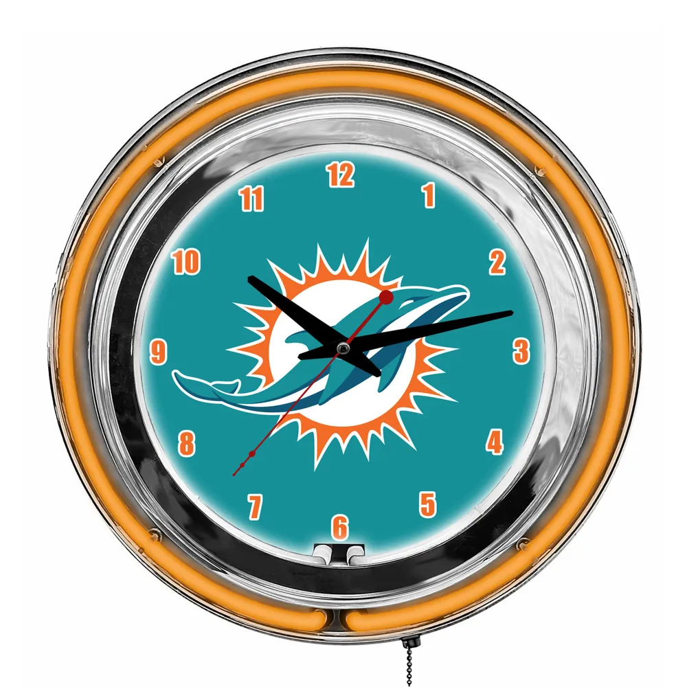 Miami Dolphins 12'' Football Clock