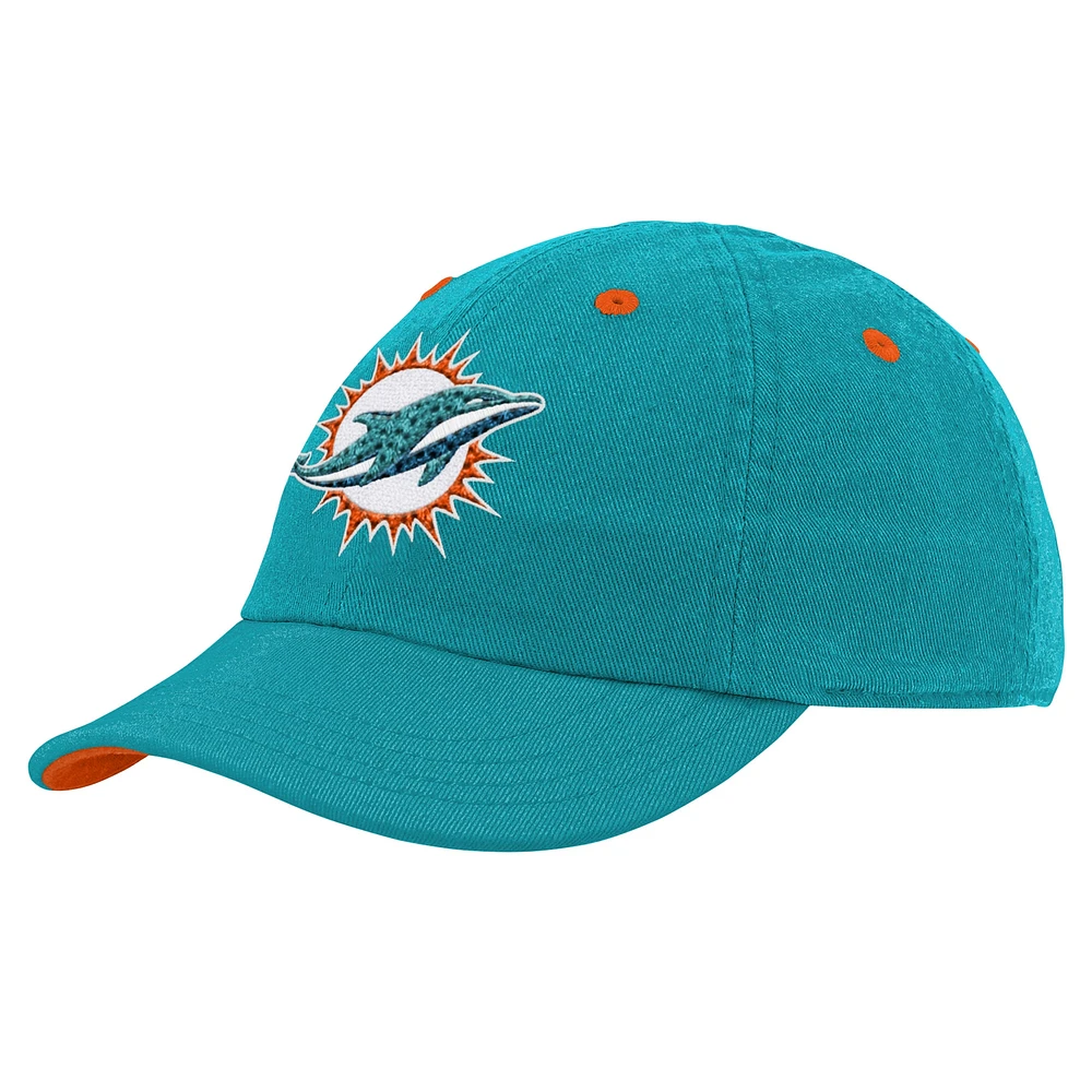 Casquette souple et flexible pour bébé Aqua Miami Dolphins Team