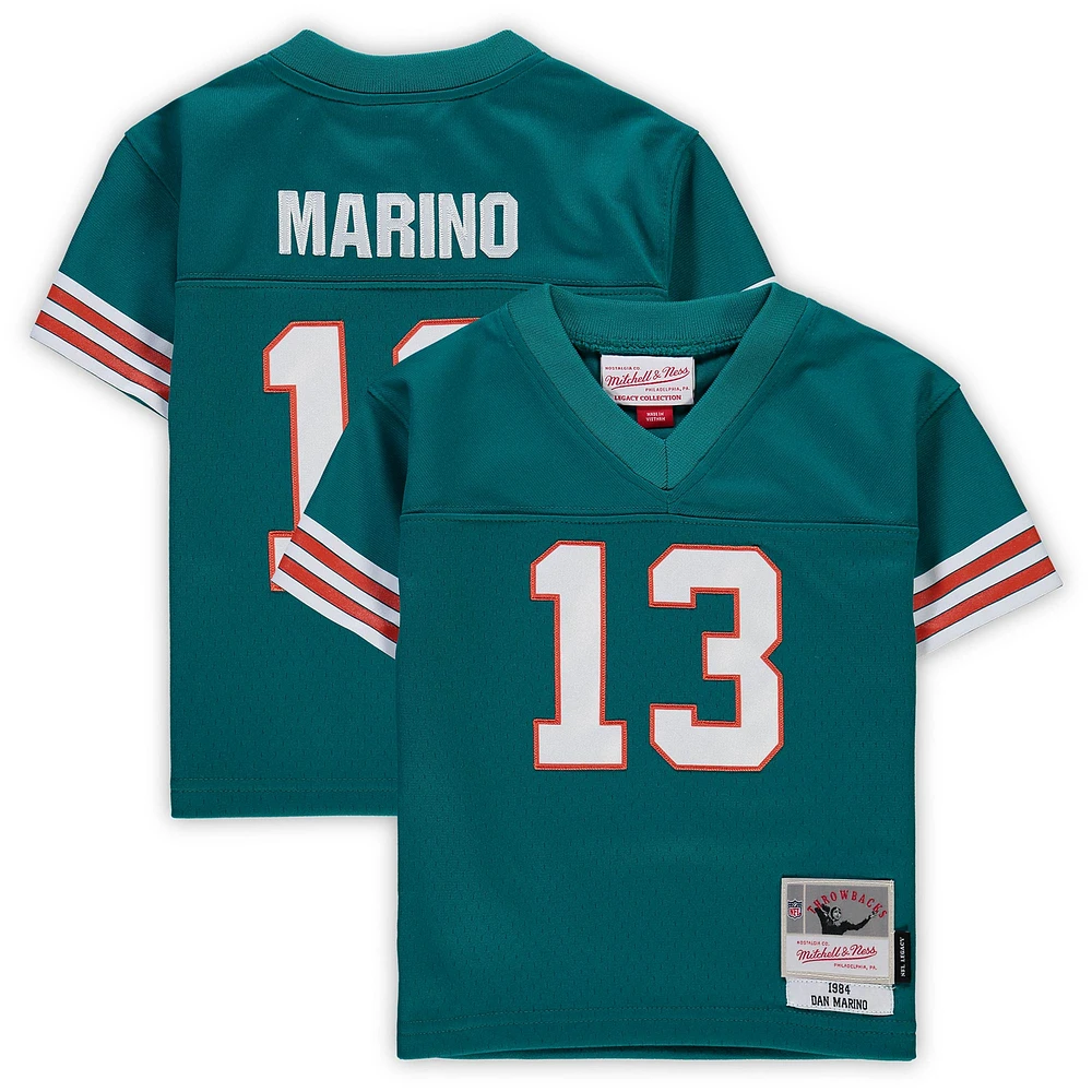 Maillot Mitchell & Ness Dan Marino Aqua Miami Dolphins 1984 retraité Legacy pour bébé