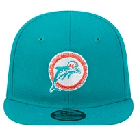 Infant New Era Aqua Miami Dolphins My 1st 9FIFTY Adjustable Hat