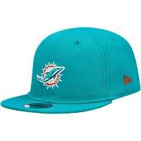 Infant New Era Aqua Miami Dolphins My 1st 9FIFTY Adjustable Hat