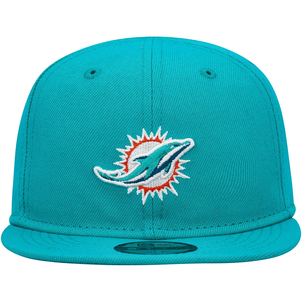 Infant New Era Aqua Miami Dolphins My 1st 9FIFTY Adjustable Hat