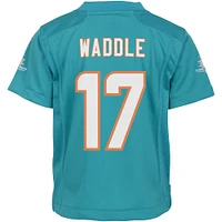 Maillot de jeu joueur Nike Jaylen Waddle Aqua Miami Dolphins pour bébé