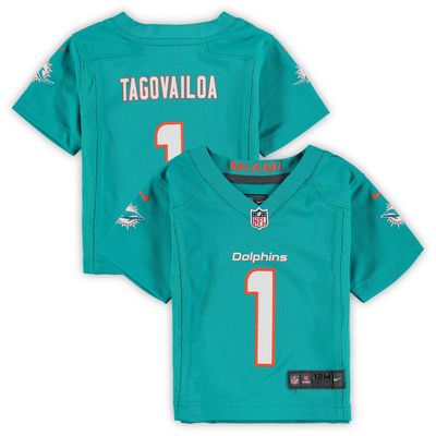 Infant Nike Tua Tagovailoa Aqua Miami Dolphins Game Jersey