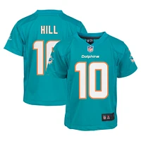 Maillot de jeu Nike Tyreek Hill Aqua Miami Dolphins pour bébé