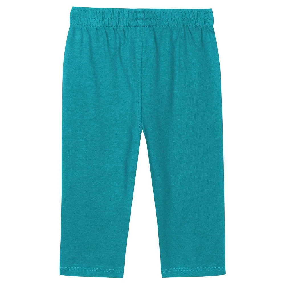 Ensemble pantalon et body à manches longues pour bébé orange/aqua Miami Dolphins Double Up