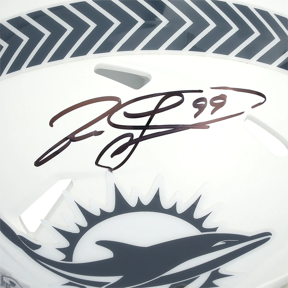 Jason Taylor Miami Dolphins Autographed Riddell 2024 Salute To Service Speed Mini Helmet 