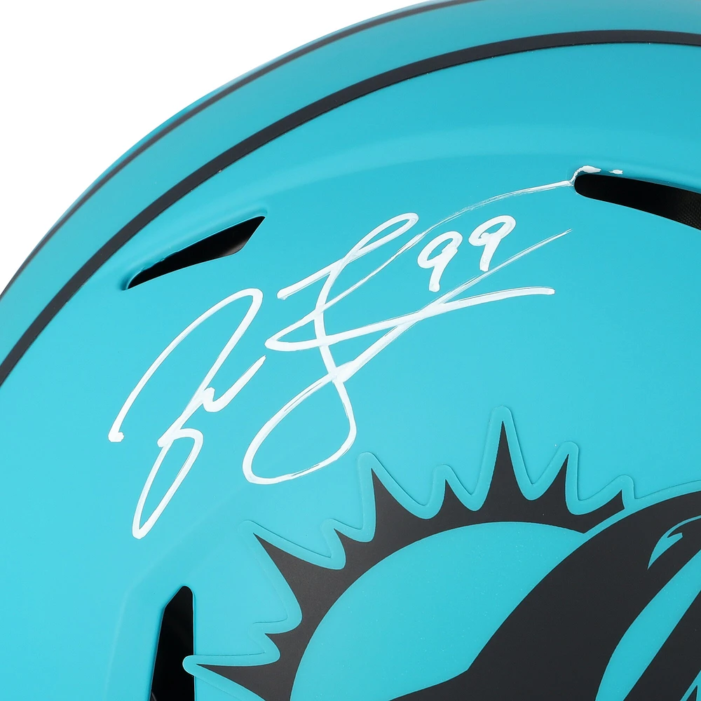 Jason Taylor Miami Dolphins Autographed Riddell Rave Speed Authentic Helmet 
