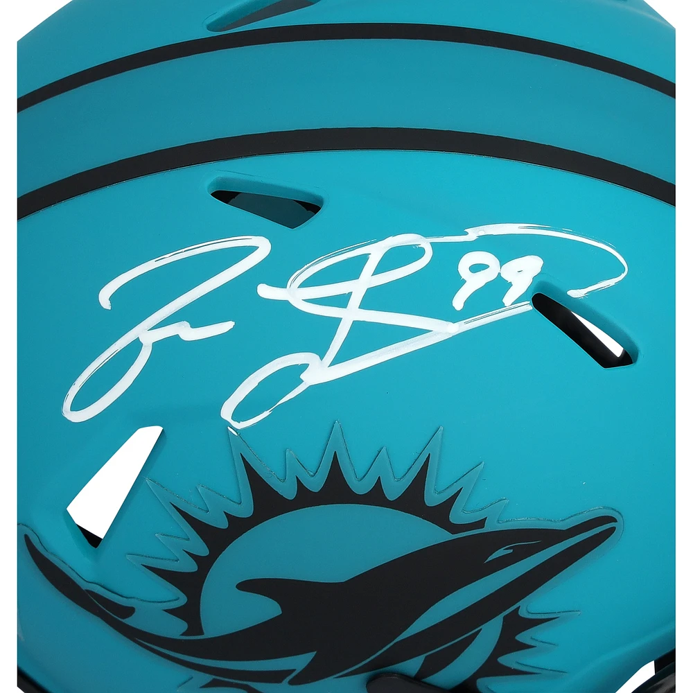 Jason Taylor Miami Dolphins Autographed Riddell Rave Speed Mini Helmet 