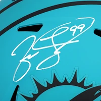 Jason Taylor Miami Dolphins Autographed Riddell Rave Speed Replica Helmet 