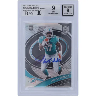 Jaylen Waddle Miami Dolphins Fanatics Exclusive Parallel Panini