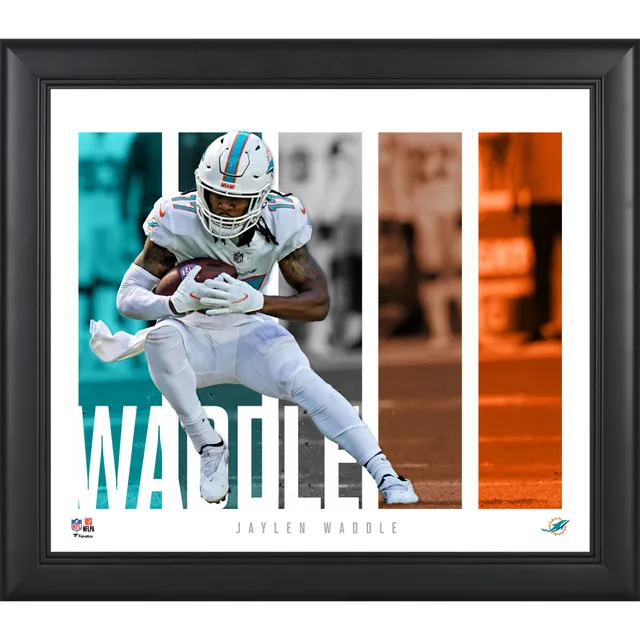 Men's Nike Jaylen Waddle Youth White Miami Dolphins Game Jersey L