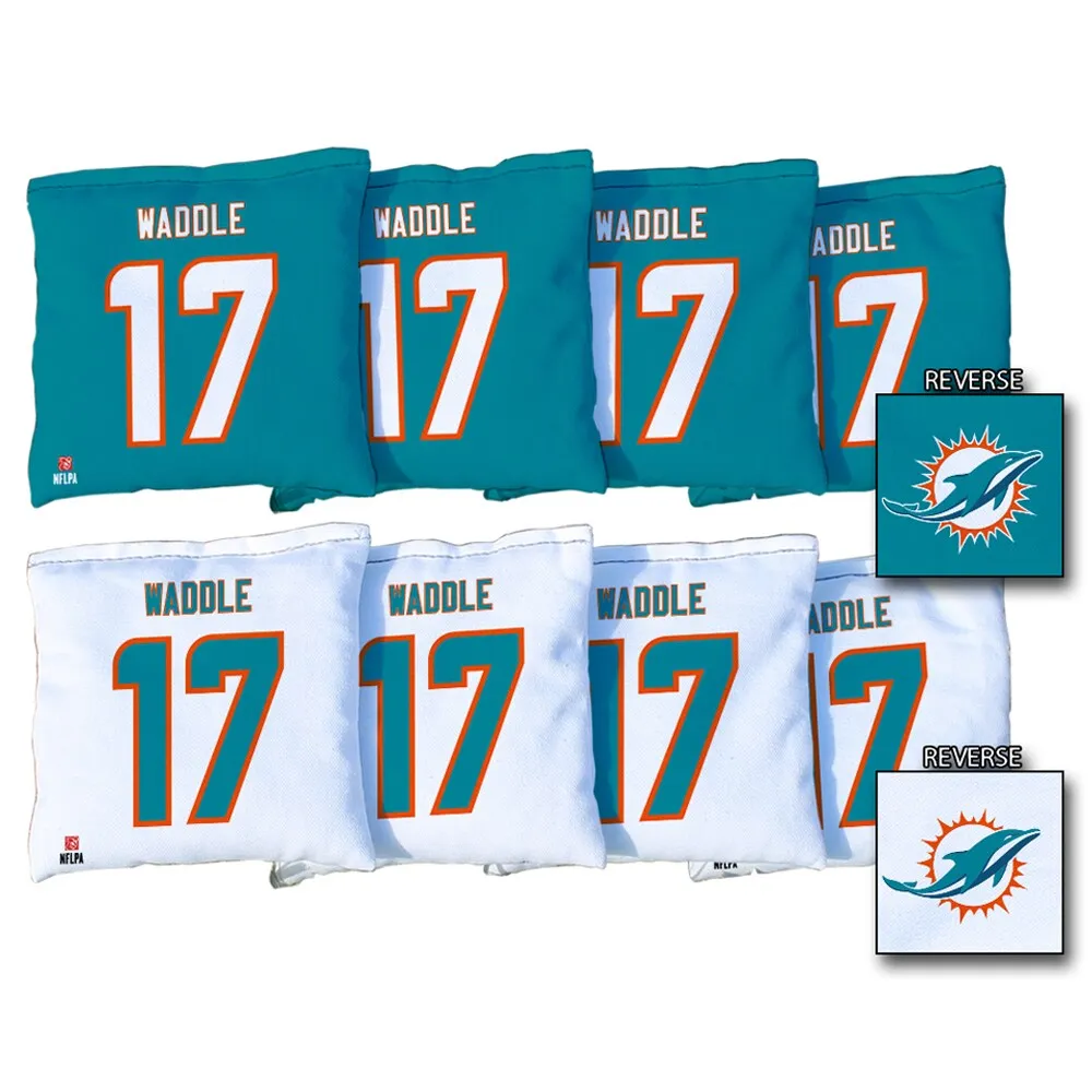 miami dolphins cornhole set