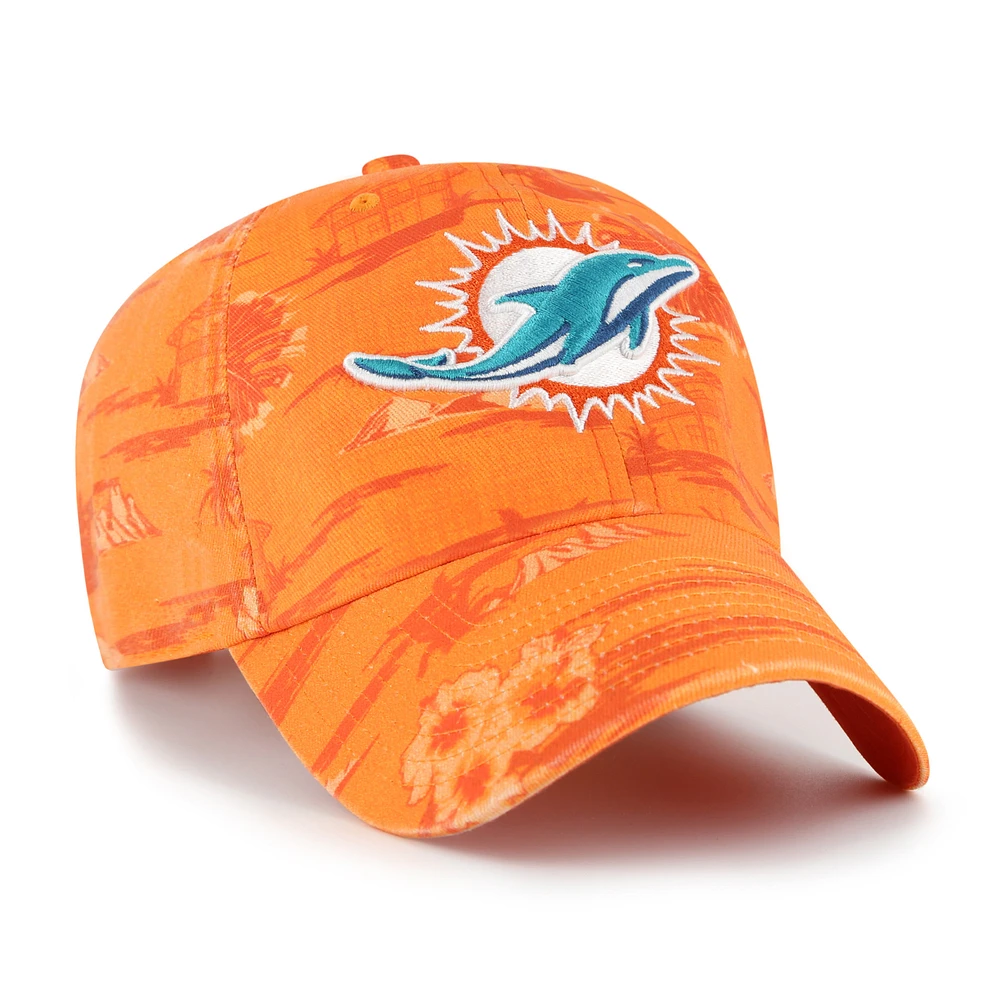 Casquette ajustable orange Miami Dolphins Fiji Clean Up '47 pour homme