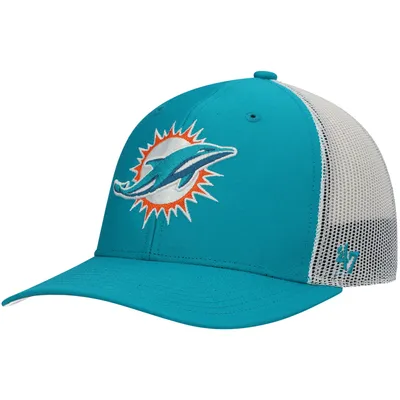 Lids Miami Dolphins New Era Quad II 9FIFTY Trucker Snapback Hat - Black