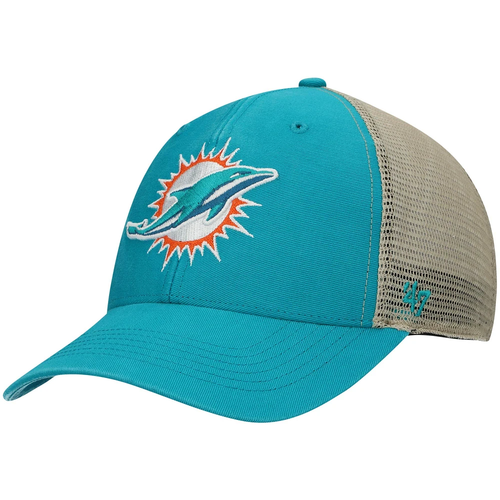 Casquette '47 Aqua Miami Dolphins Flagship MVP Snapback pour homme