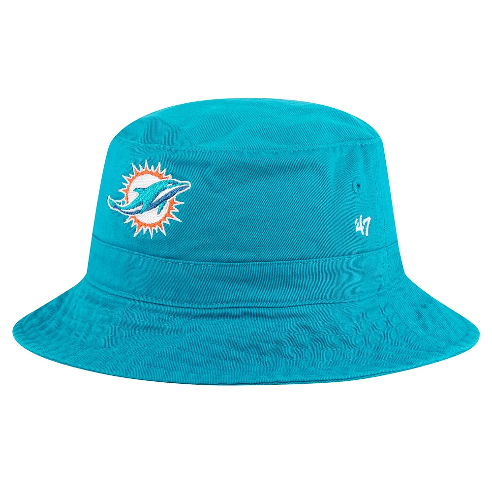 Chapeau bob primaire '47 Aqua Miami Dolphins pour hommes