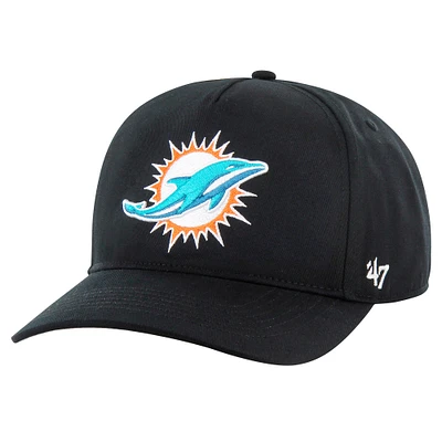 Men's '47 Black Miami Dolphins Hitch Adjustable Hat