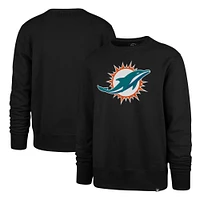 Sweat-shirt noir à imprimé '47 des Dolphins de Miami pour hommes