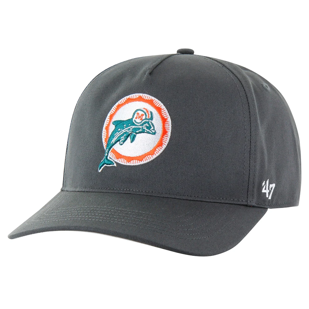 Casquette ajustable Hitch 47 pour homme, couleur anthracite, Miami Dolphins