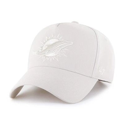 Casquette ajustable « 47 » crème pour homme, motif hors-jeu des Miami Dolphins