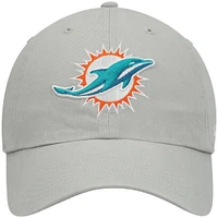 Casquette ajustable Clean Up des Miami Dolphins '47 grise pour homme