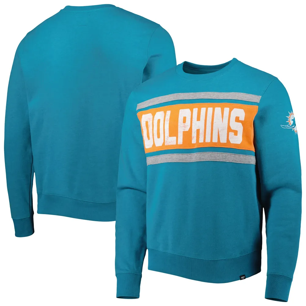 Miami Dolphins Mitchell & Ness Allover Print Fleece Pullover