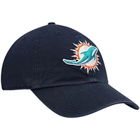 Casquette ajustable '47 Miami Dolphins Clean Up pour homme, bleu marine