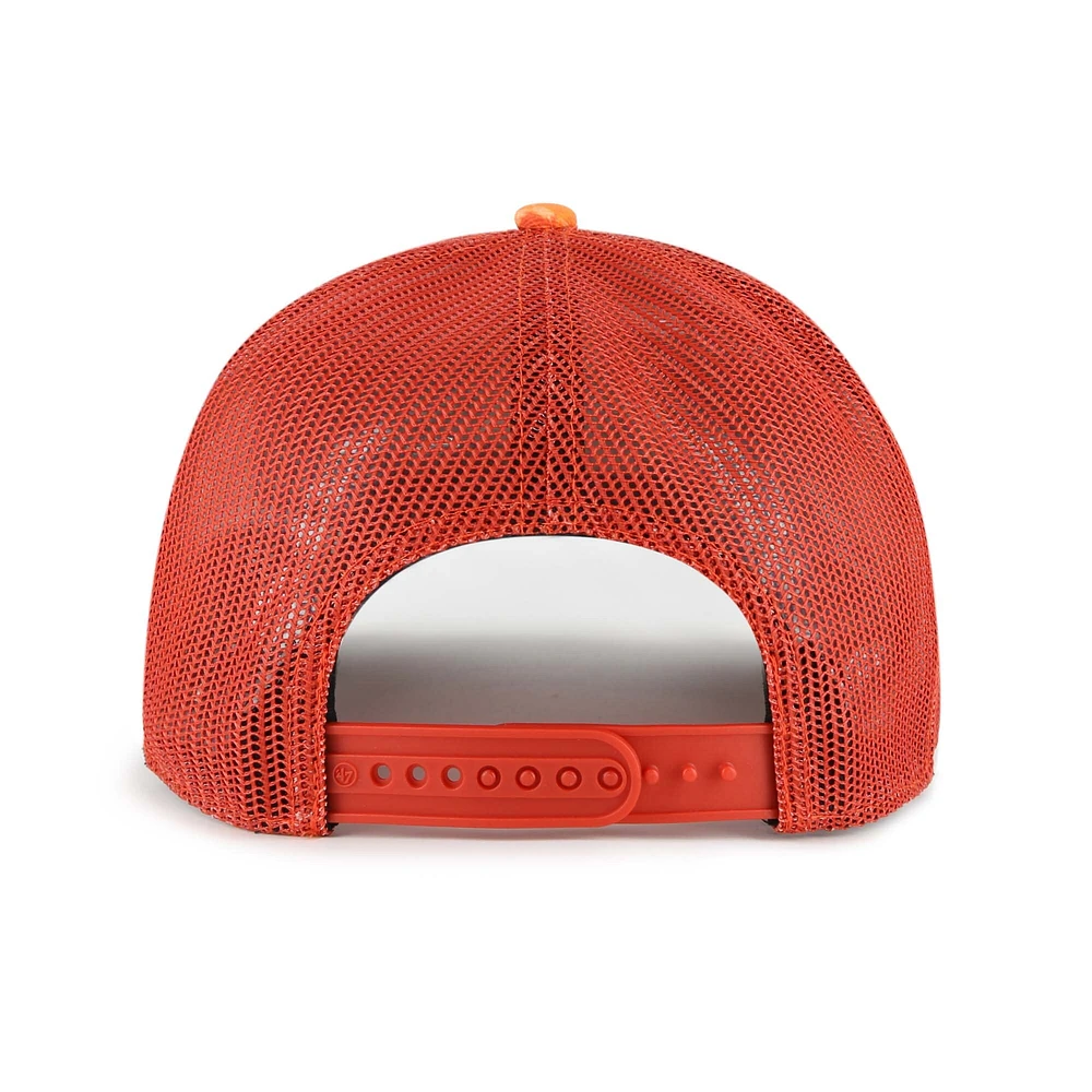 Casquette ajustable orange « 47 » des Dolphins de Miami pour homme
