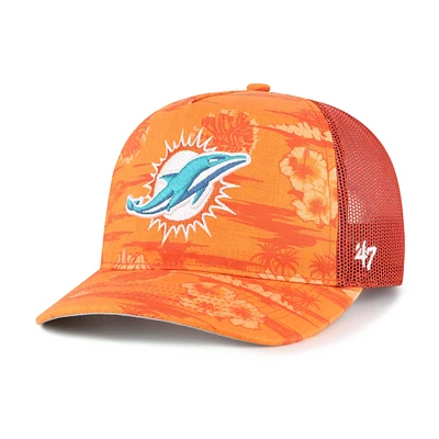 Casquette ajustable orange « 47 » des Dolphins de Miami pour homme