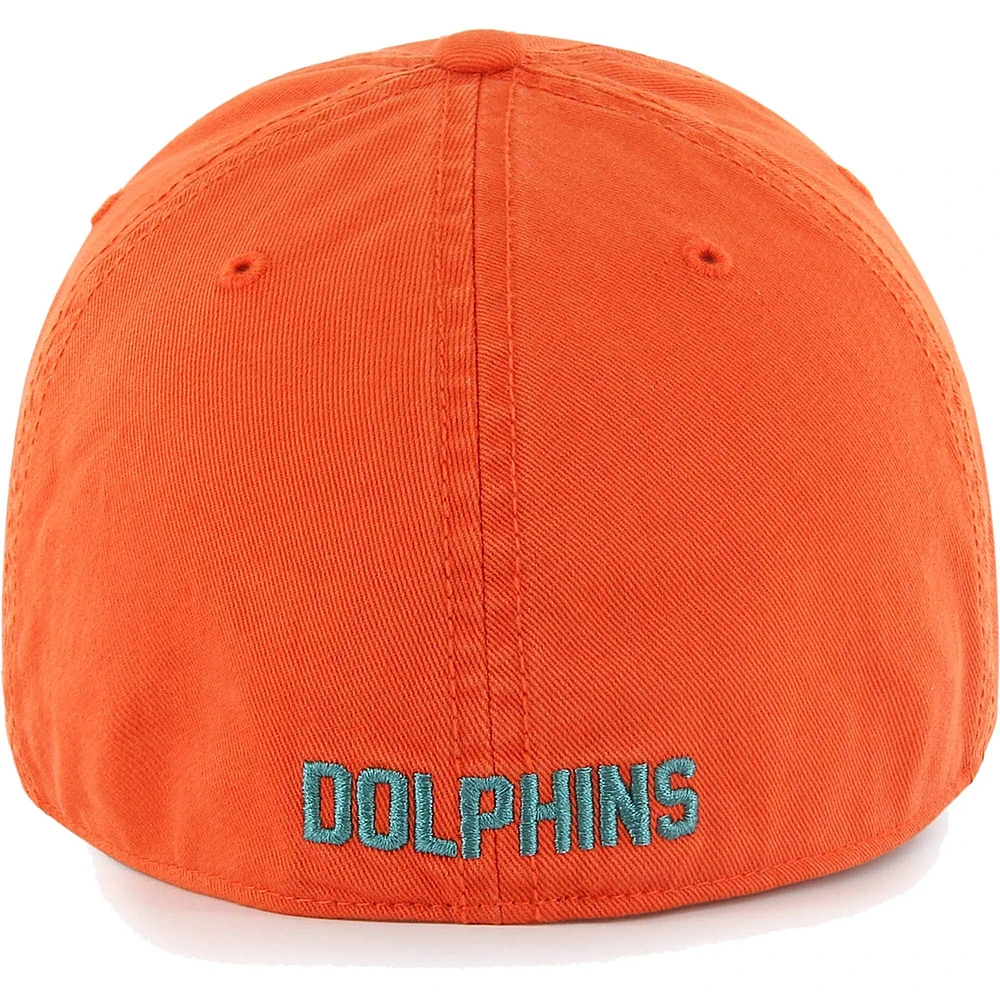 Men's '47 Orange Miami Dolphins Gridiron Classics Franchise Legacy Fitted Hat