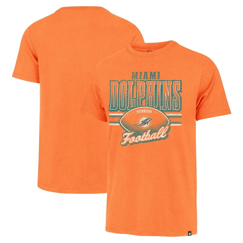 T-shirt Franklin pour hommes, dernier appel des Dolphins de Miami, orange '47