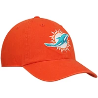 Casquette réglable '47 Orange Miami Dolphins Secondary Clean Up pour homme