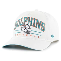 Casquette réglable '47 blanche Miami Dolphins Roscoe Hitch pour hommes