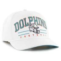 Casquette réglable '47 blanche Miami Dolphins Roscoe Hitch pour hommes