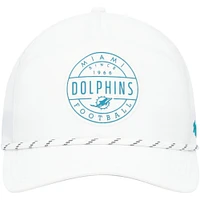 Casquette ajustable blanche Miami Dolphins Surburbia Hitch brrr° pour homme '47