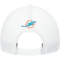 Casquette ajustable blanche Miami Dolphins Surburbia Hitch brrr° pour homme '47