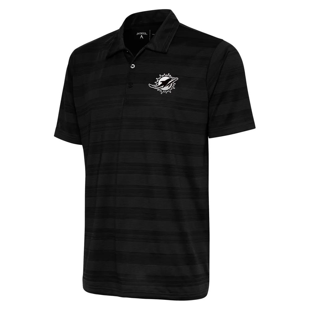 Antigua Men's Miami Dolphins Affluent Aqua Polo