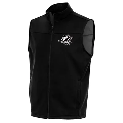 Miami Dolphins Cutter & Buck Stealth Full-Zip Vest - Navy